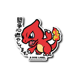 Charizard Pokemon B-SIDE LABEL sticker official collectible waterproof die cut