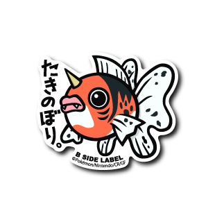 Seaking Pokemon B-SIDE LABEL sticker kawaii collectible official anime vinyl