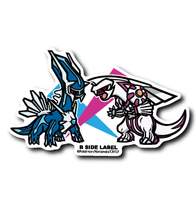 Dialga & Palkia Pokemon B-SIDE LABEL sticker kawaii official die cut anime japan